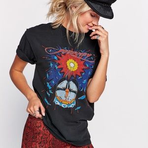 Daydreamer Journey Tour Oversized Tee Washed Black